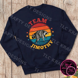 JIM4 Gildan Crewneck Navy mockup