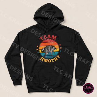 JIM4 Gildan Hoodie Black mockup