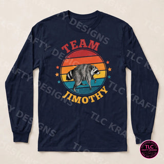JIM4 Gildan Long Sleeve Navy mockup