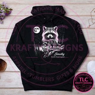 JIM5 Comfort Colors Hoodie Black mockup