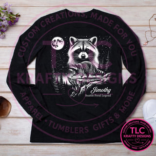 JIM5 Comfort Colors Long Sleeve Black mockup