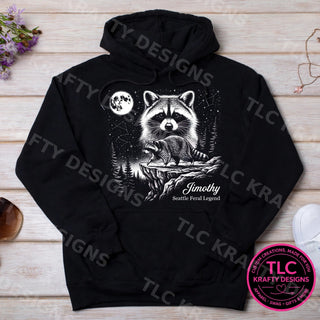 JIM5 Gildan Hoodie Black mockup