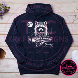 JIM5 Gildan Hoodie Navy mockup
