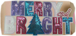 Merry and Bright Patch close-up