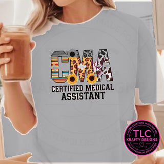 MED2 medical design on sports gray apparel