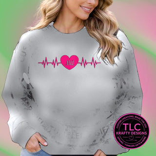 MED3 medical design on gravel gray apparel