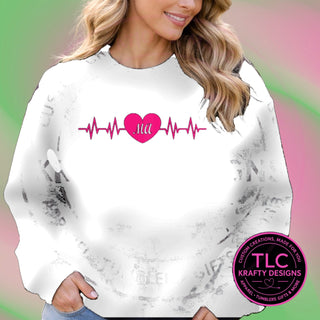 MED3 medical design on white apparel