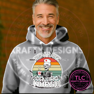 MED5 medical design on sports gray apparel