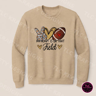 MHF Gildan Crewneck Sand mockup