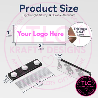 Custom Magnetic Name Badge – Personalized Business Logo & Name Tag (Set of 13)