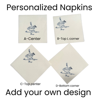 Personalized Cocktail Napkins - Custom Branded Napkins