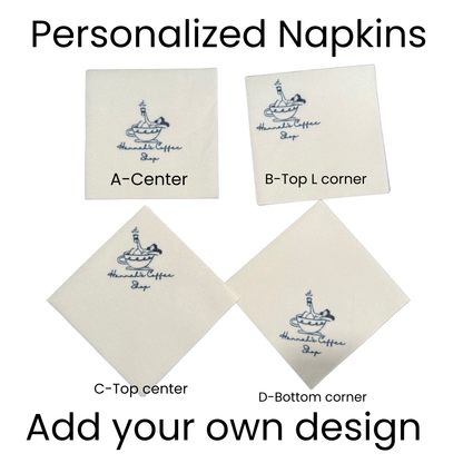Personalized Cocktail Napkins - Custom Branded Napkins