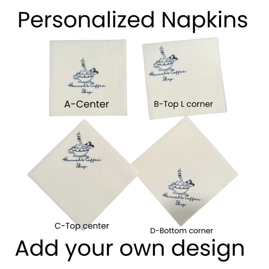 Personalized Cocktail Napkins - Custom Branded Napkins
