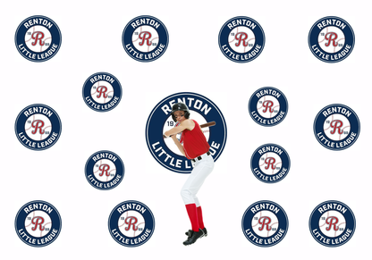 Custom Sports Backdrop - Renton Little League Baseball