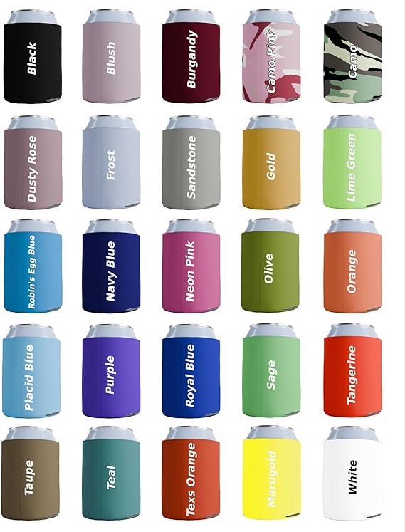 Personalize and add your own design to our Koozie Standard Can Cooler