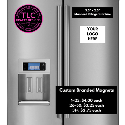 Custom Branded Magnets : Business and Promotional Use - Personalized Business Swag