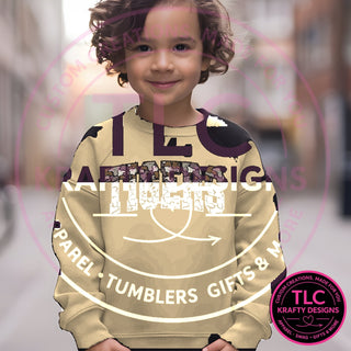 TIG11 camo tigers design on sand sweatshirt