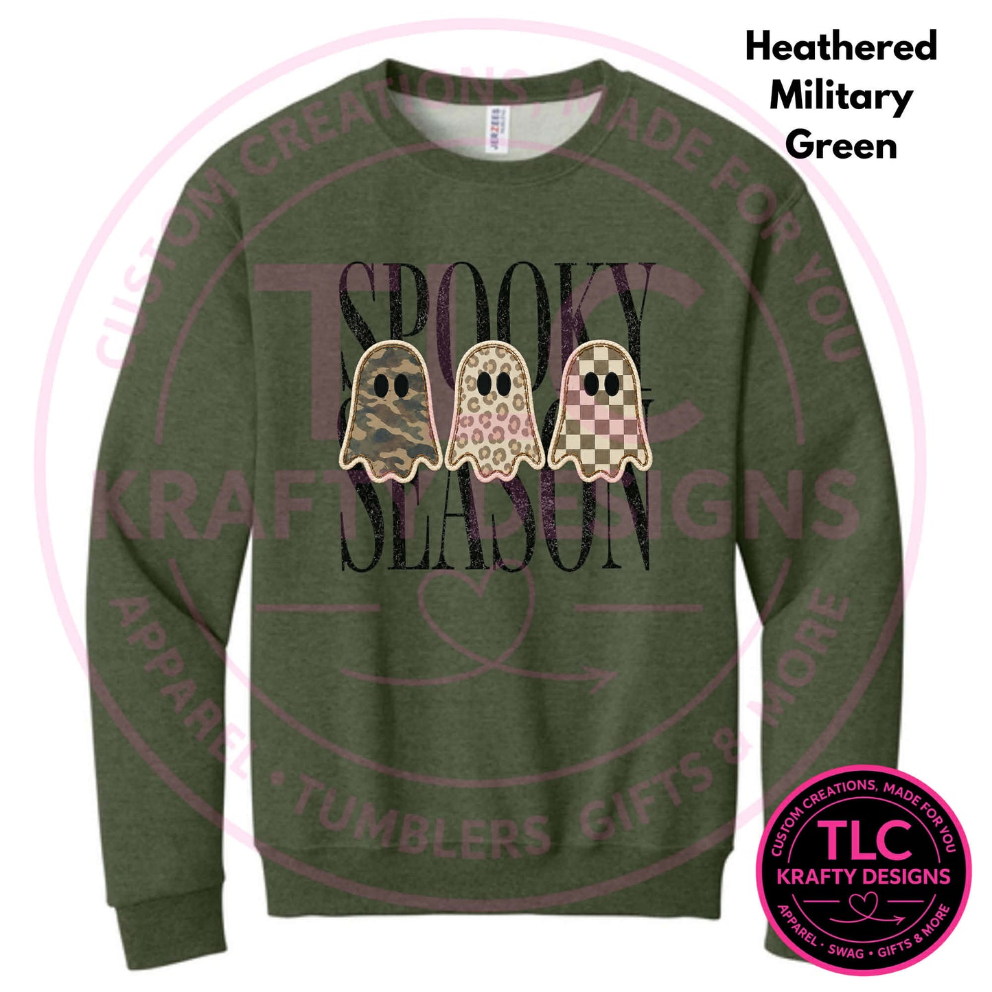 Spooky Season Ghost Trio Design – Spooky Season Apparel