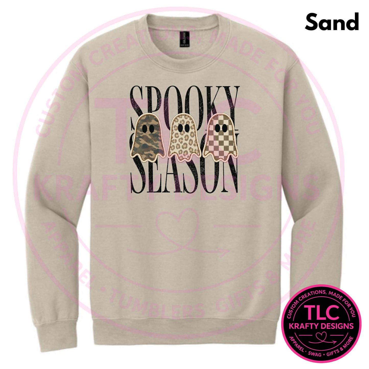 Spooky Season Ghost Trio Design – Spooky Season Apparel