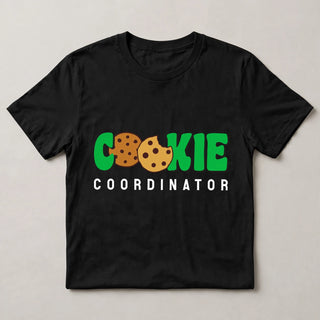 CK10 Cookie Coordinator Shirt, Black flat-lay mockup