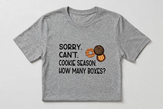 CK13 Cookie Season Shirt, Sport Grey flat-lay mockup