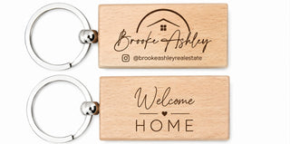 Brooke Ashley Real Estate Personalized Keychain – Custom Business Swag
