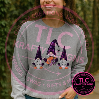 Halloween Gnome Shirt, Spooky Gnome Tee, Cute Halloween Gnome Sweatshirt, Fall Gnome Shirt, Gnome Lover Halloween Gift - Comfort Colors mockup