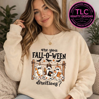 Ghost teacher Halloween shirt - Are you Fall-O-Ween directions?