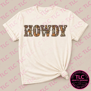 Howdy Halloween Shirt, Western Howdy Tee, Cowboy Halloween Shirt, Country Halloween Tee, Western Gift - Gildan mockup