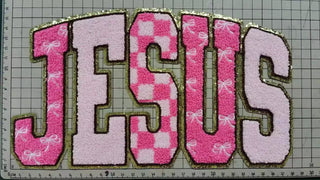 XL Jesus Chenille Patch – Faith Iron-On / Sew-On Applique CK