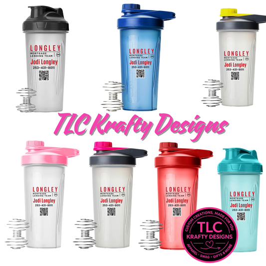 Longley Mortgage Shaker Bottle : Promotional Drinkwear - Personalized Business Swag