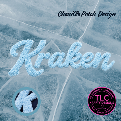 PREORDER XL Seattle Hockey Fluffy Chenille Patch