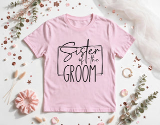 Sister Of The Groom Shirt, Bride Shirt, Bridal Party Bachelorette Tee