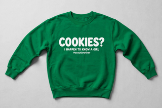 GS10 Kelly Green crewneck mockup