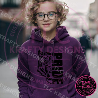 Tigers Pride Sweatshirt, Tiger Head Crewneck, School Spirit Shirt, Tigers Fan Gift