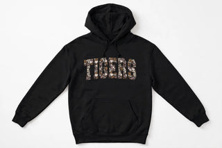 Camo TIGERS Sweatshirt, Tigers Crewneck, School Spirit Shirt