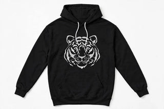 Tigers Sweatshirt, Tiger Face Crewneck, School Spirit Sweatshirt