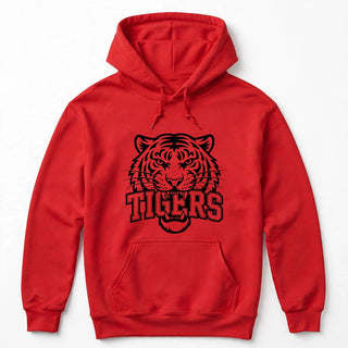 Tigers Head Sweatshirt, Tigers Crewneck, School Spirit Shirt