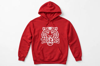 Tigers Head Sweatshirt, Tigers Crewneck, School Spirit Gift