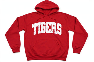 Distressed TIGERS Sweatshirt, Tigers Crewneck, School Spirit Gift