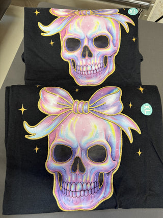 Pastel Skull with Bow
