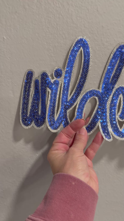 Wildcats Sparkle XL Patch Sweatshirt