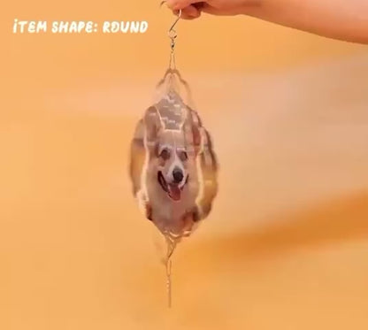 Bigfoot Wind Spinner – 10” Metal Outdoor Décor with Galaxy Night Sky