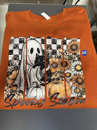 Spooky Season Ghost & Cat