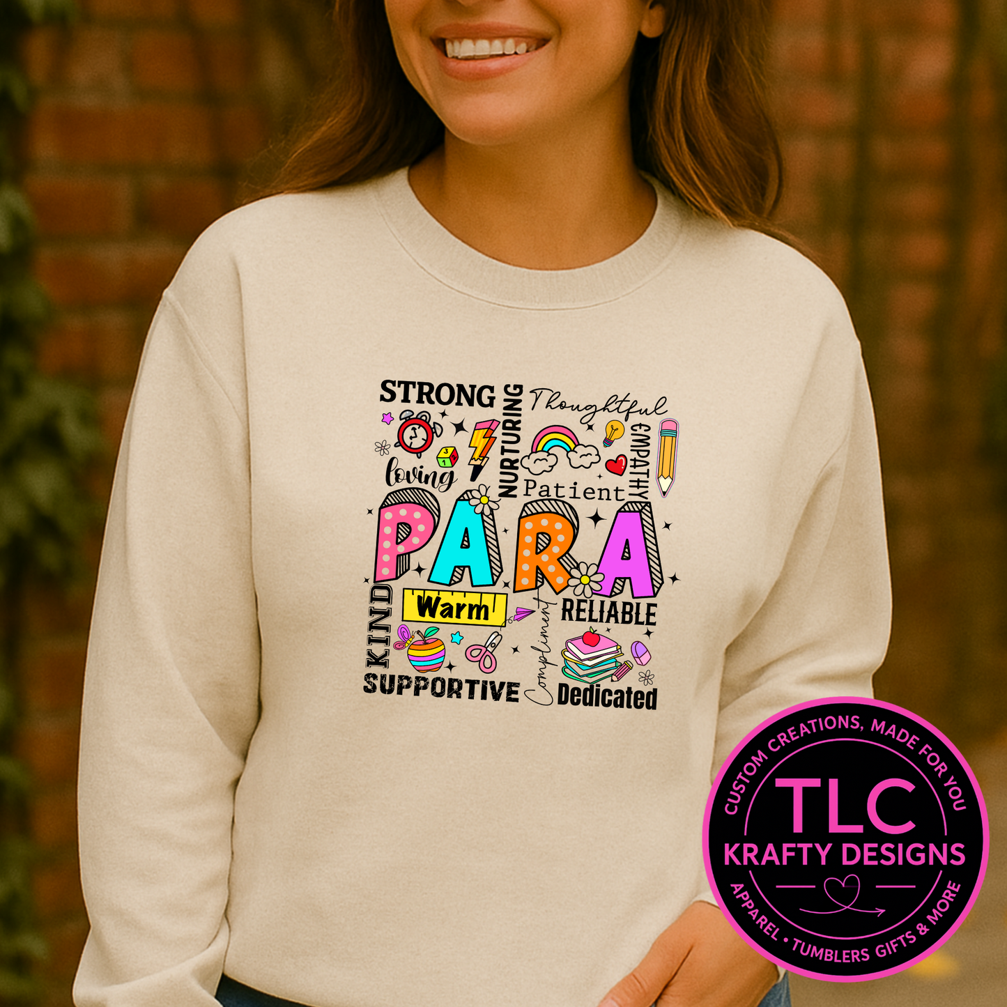Colorful PARA Educator T-Shirt – Support Staff Appreciation Shirt