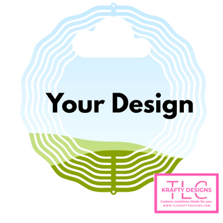 Customizable Wind Spinner – Add Your Personalized Design